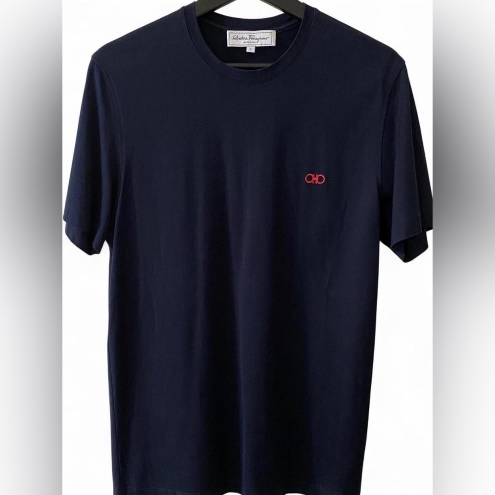 Salvatore Ferragamo Navy T-Shirt
